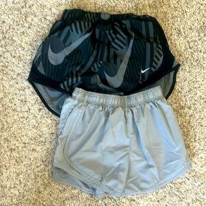 Two pairs of Nike shorts